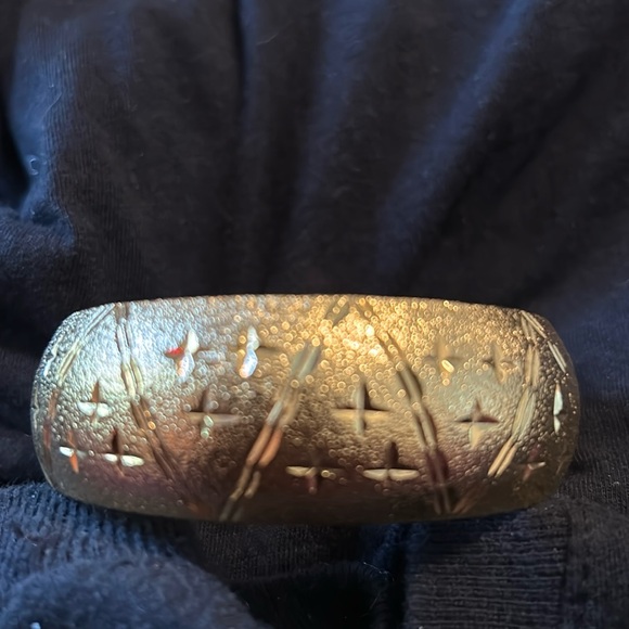 Jewelry - Wide Gold Adjustable Bangle